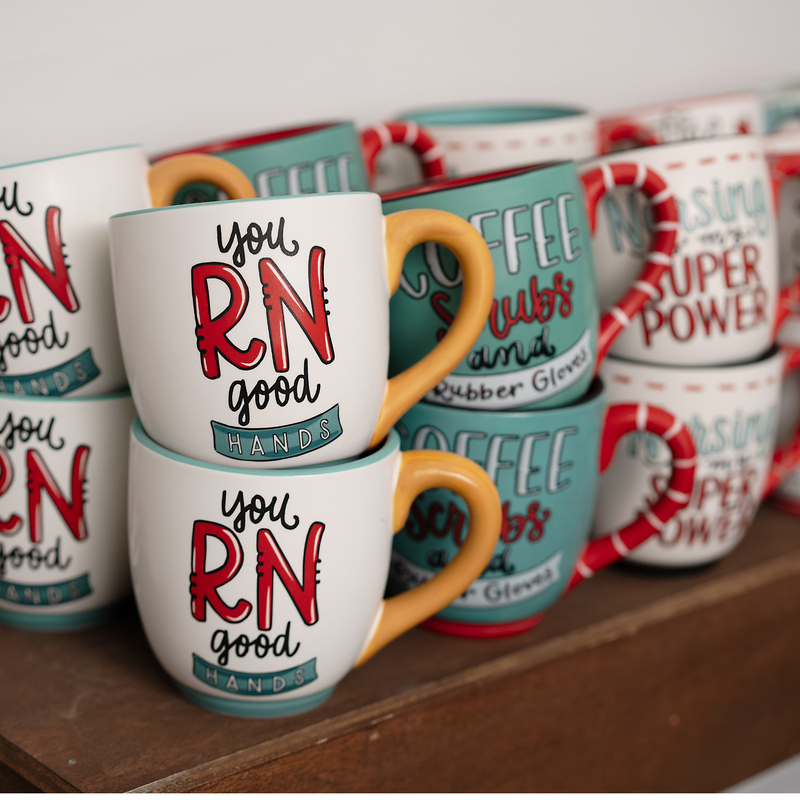 Gift This Mug to Your Favorite Nurse! You RN Good Hands Coffee Mug – GLORY  HAUS