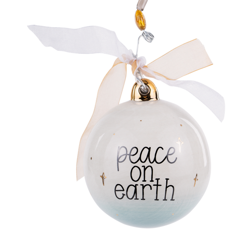 Peace on Earth Nativity Ornament