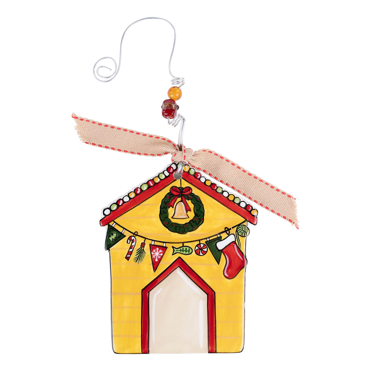 Dog House Flat Ornament