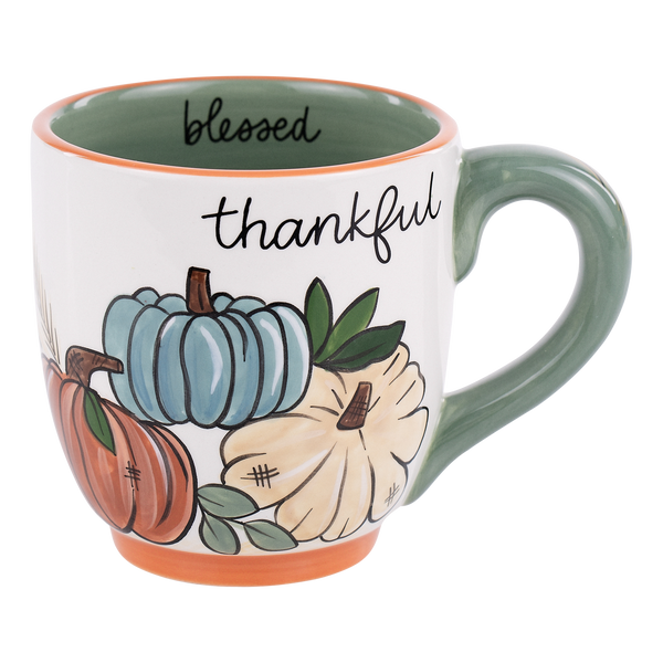 Thankful Grateful Pumpkins Mug