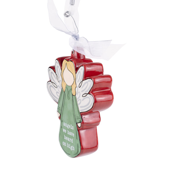 Angels We Have Heard On High Puff Ornament