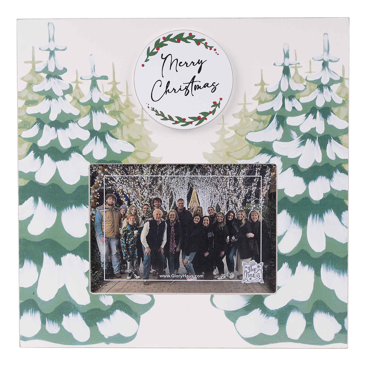Merry Christmas Tree Frame