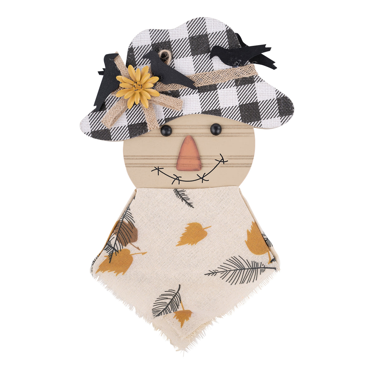 Scarecrow With Black Birds Topper