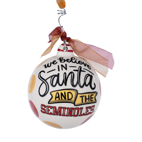 Florida State We Believe Ornament
