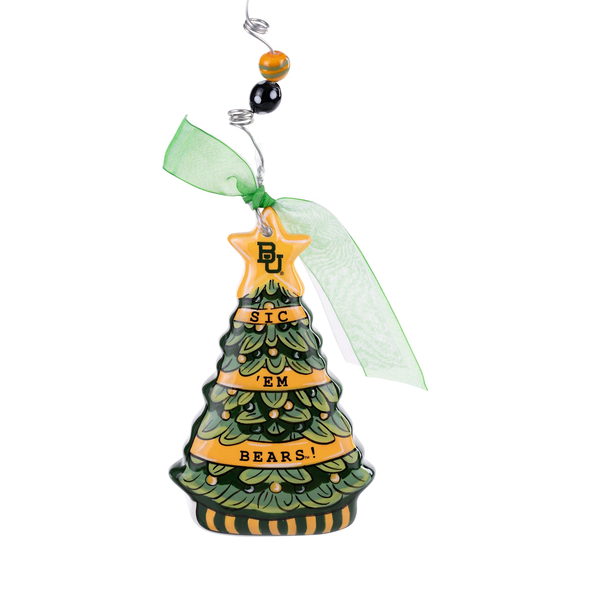 Decorate Your Christmas Tree With A Baylor Tree Puff Ornament