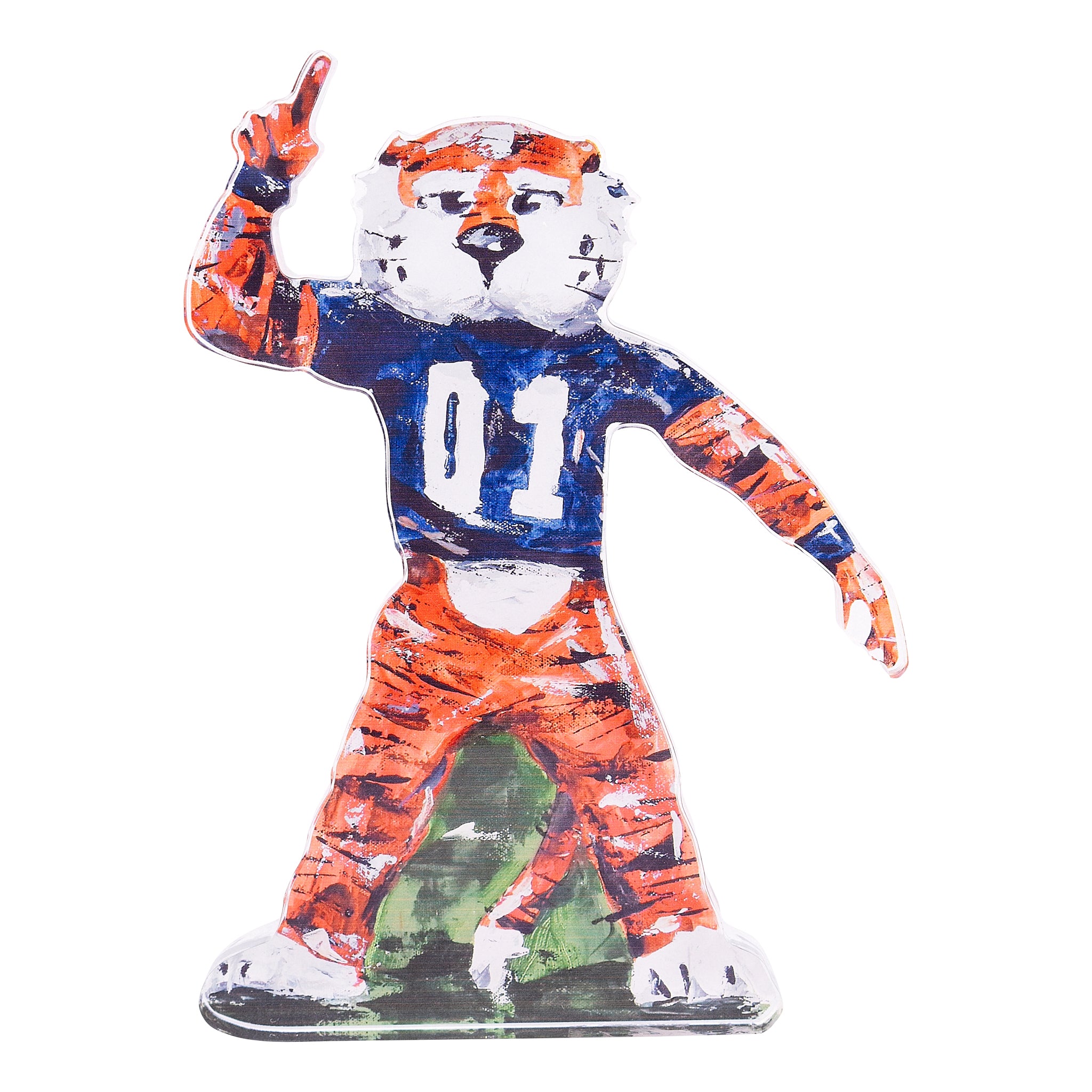 Showcase Your Tiger Pride with the Adorable Aubie Acrylic Block