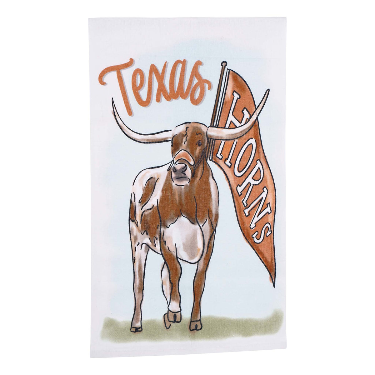 Texas Mascot Tea Towel