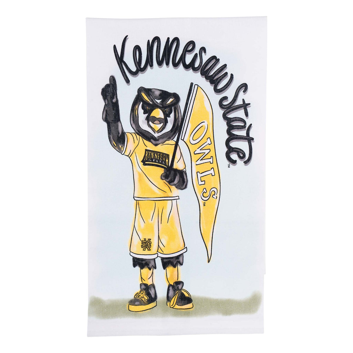 Kennesaw State Mascot Tea Towel