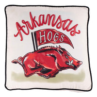 Arkansas Mascot PIllow