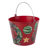 Classic Merry Christmas Pail