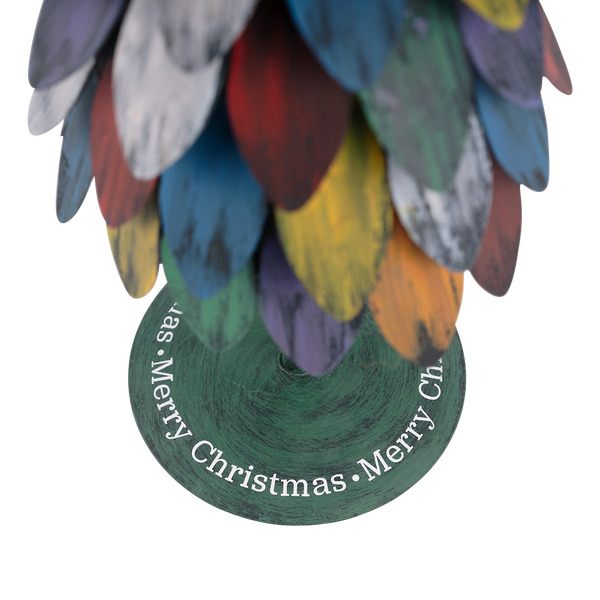 Merry Christmas Metal Tree- Medium