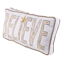 Neutral Believe Pillow