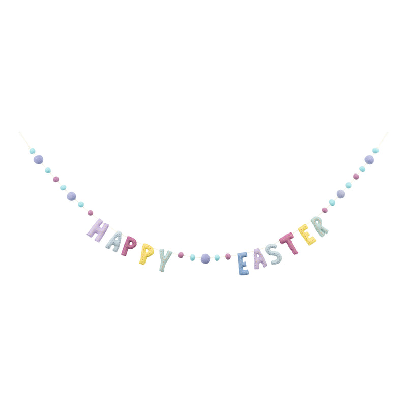 Happy Birthday Banner & Happy Easter Banner - Glittery Party Decor, DIY Hanging Sign For Celebrations