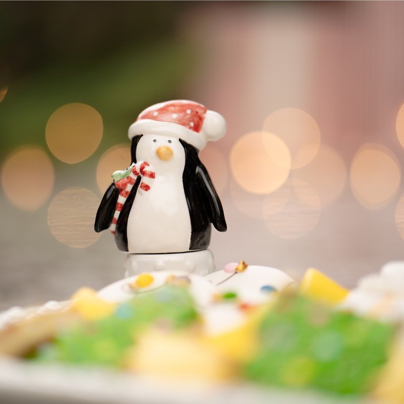penguin charcuterie topper