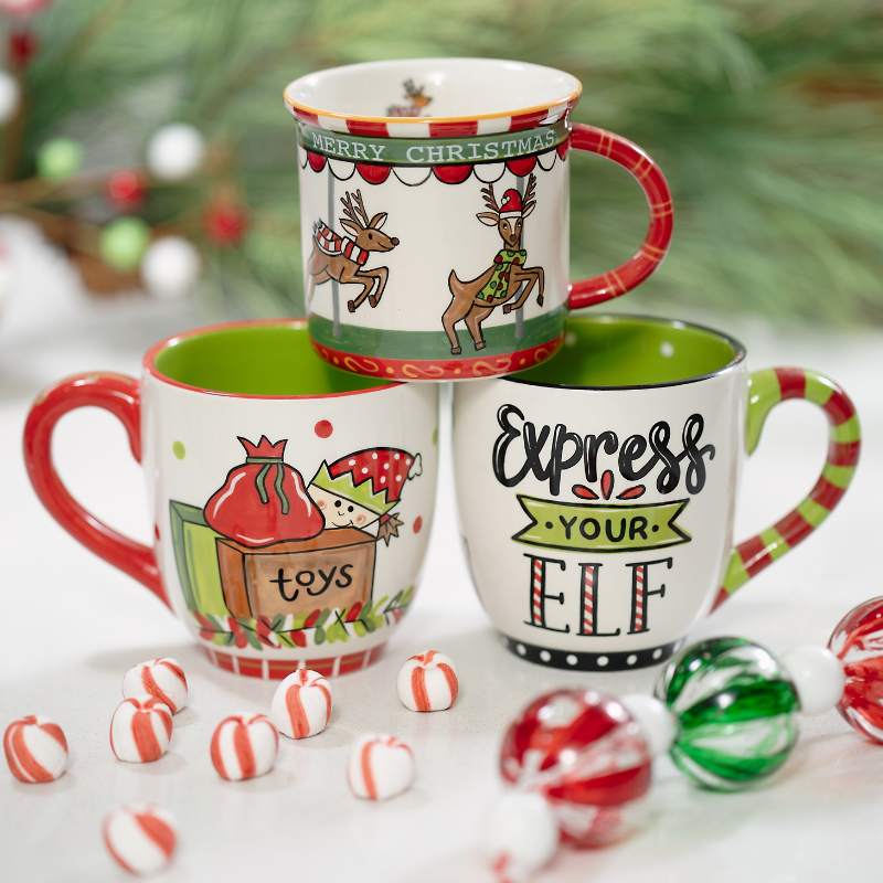 christmas mugs