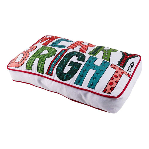 Colorful Merry and Bright Pillow