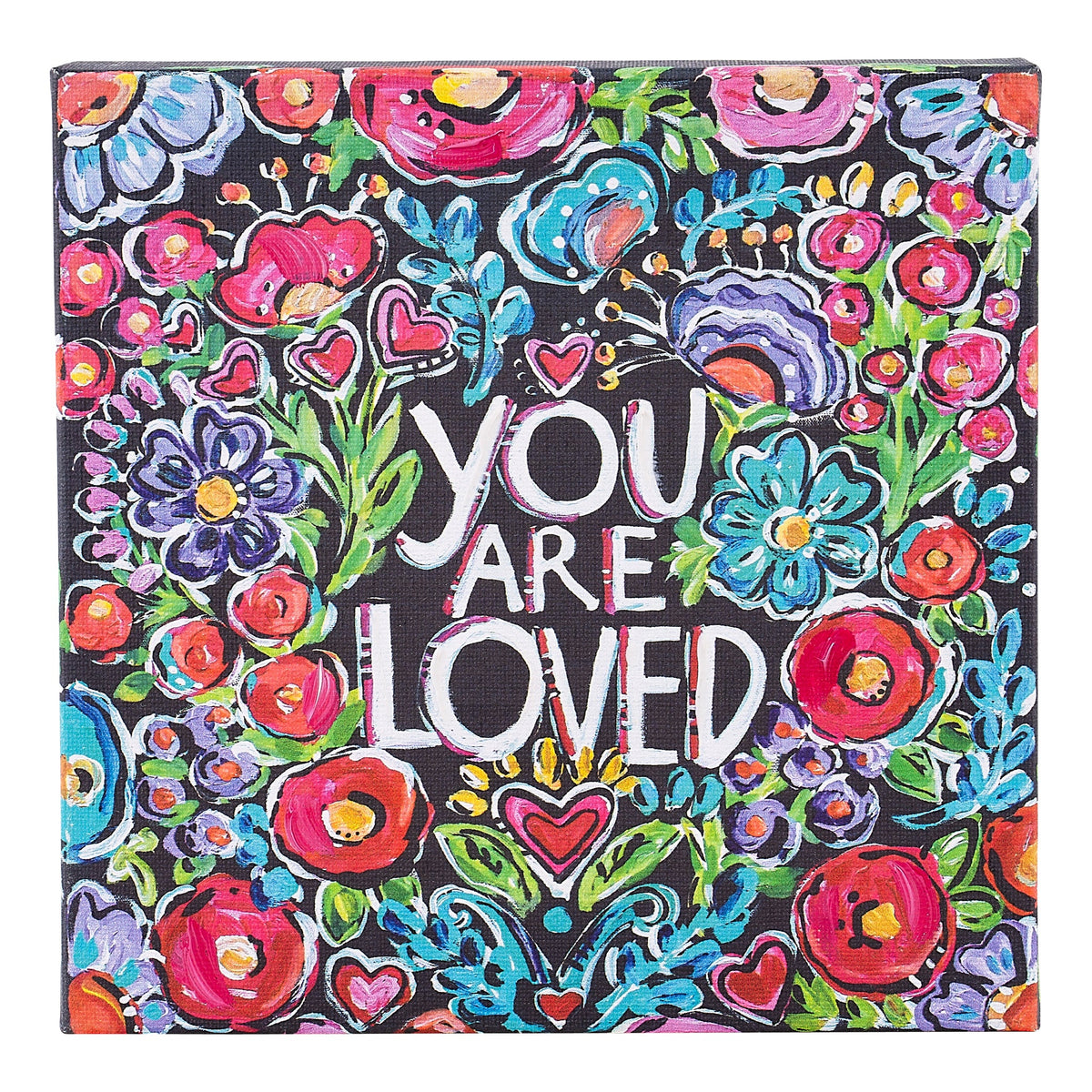 You Are Loved Flower Small Canvas