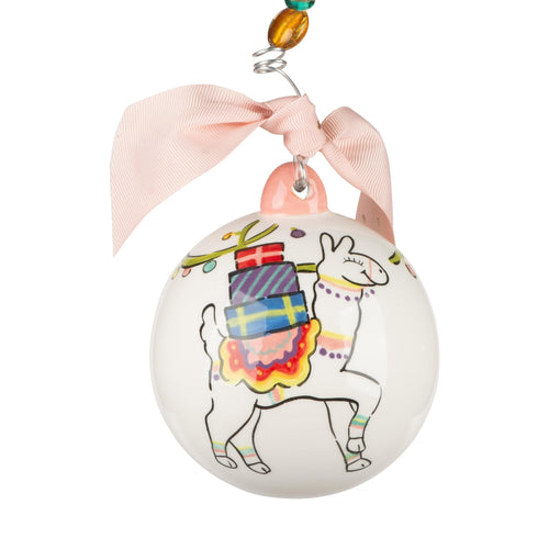 Christmas Lights Llama Ornament - GLORY HAUS 