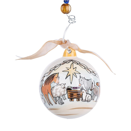 Thrill of Hope with Animals Ornament - GLORY HAUS 