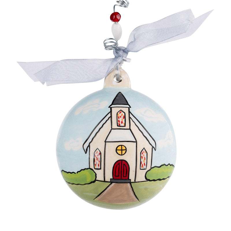 Just Married Church Ornament - GLORY HAUS 