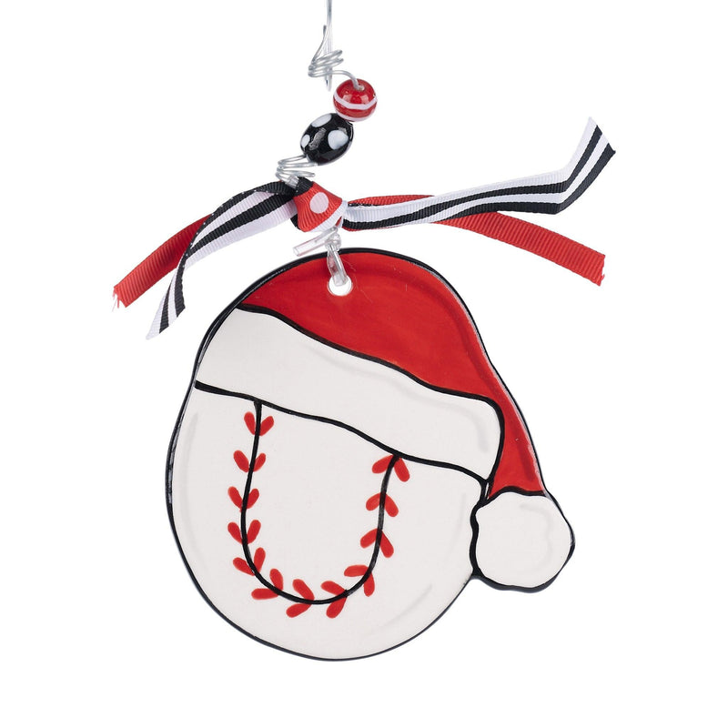 Baseball Flat Ornament - GLORY HAUS 