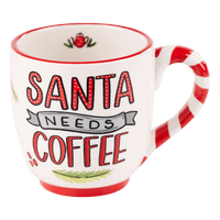 Santa Needs Coffee Mug - GLORY HAUS 