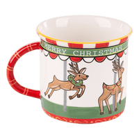 Reindeer Carousel Mug - GLORY HAUS 