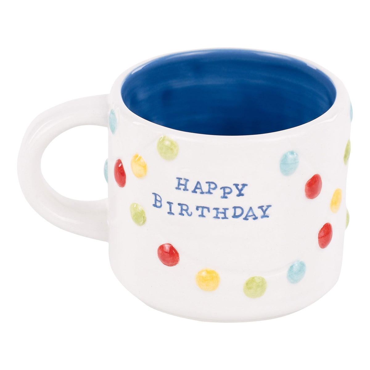 Happy Birthday Pom Pom Mug