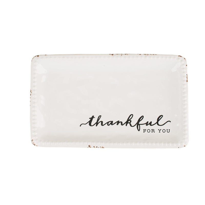 Thankful for You Trinket Tray - GLORY HAUS 