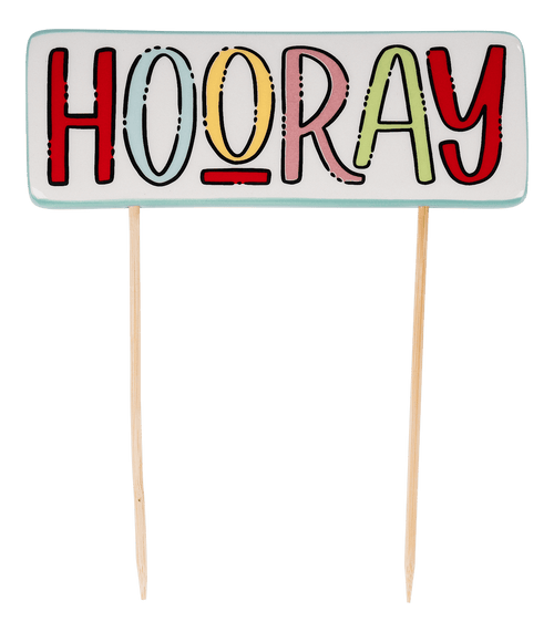 Hooray Cake Decoration - GLORY HAUS