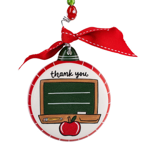 Teacher Blackboard Puff Ornament - GLORY HAUS 