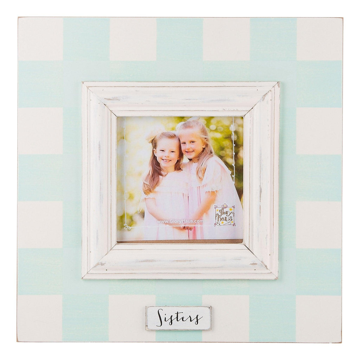 Sisters Plaid Frame - GLORY HAUS