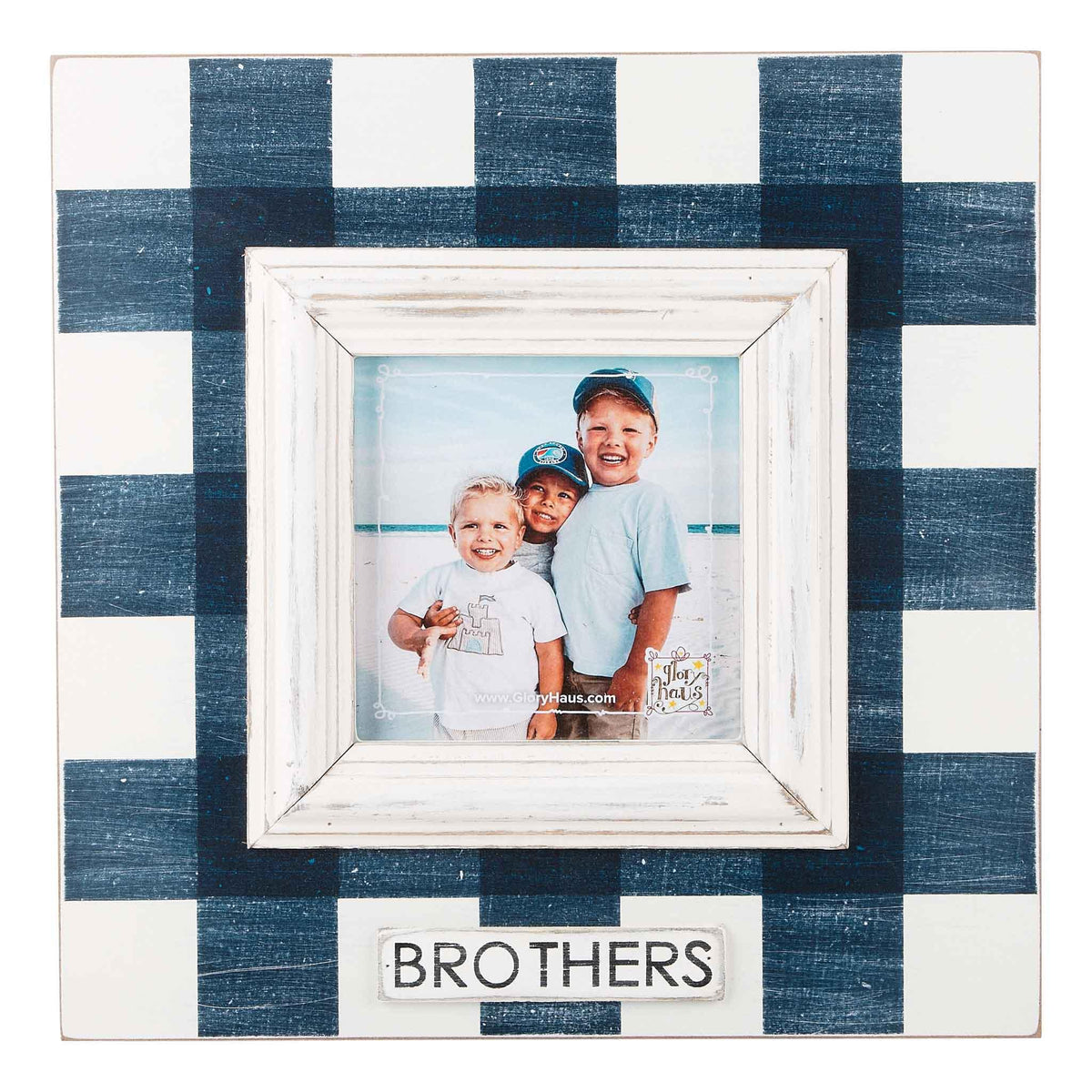 Brothers Plaid Frame - GLORY HAUS