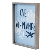 Airplanes Fly Framed Board - GLORY HAUS 
