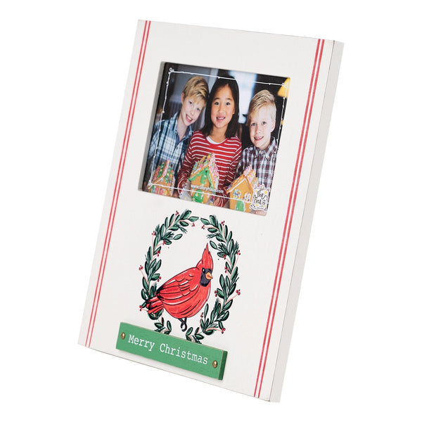 Red Bird Merry Christmas Frame - GLORY HAUS
