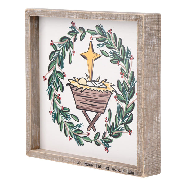 Nativity Wreath Board Small - GLORY HAUS 