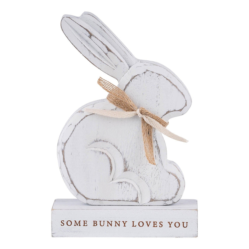 Some Bunny Loves You Wooden Bunny - GLORY HAUS 
