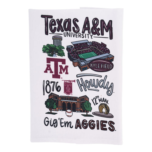 Texas A&M Icon Tea Towel - GLORY HAUS
