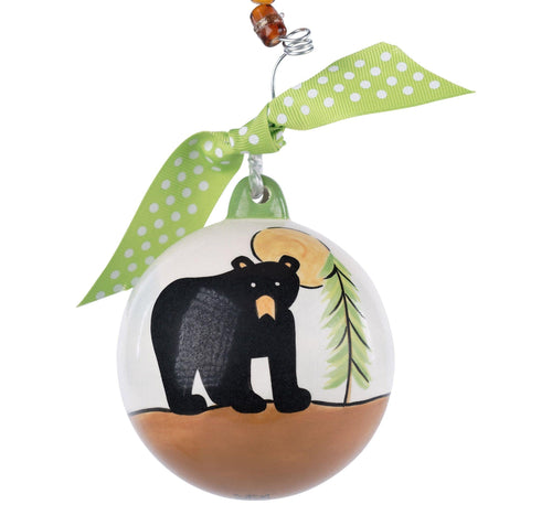 Black Bear in the Woods Ornament - GLORY HAUS