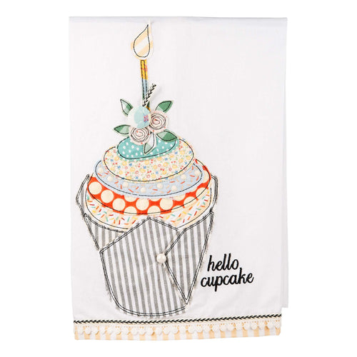 Hello Cupcake Tea Towel - GLORY HAUS 