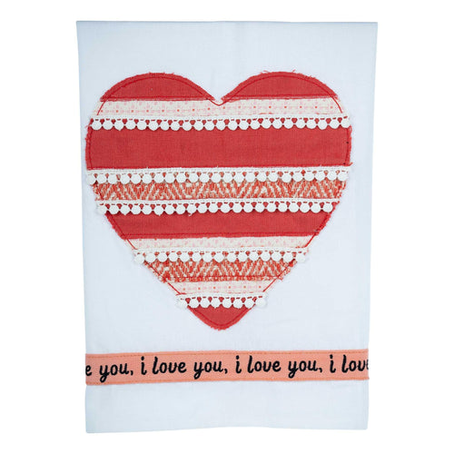 Heart I Love You Tea Towel - GLORY HAUS