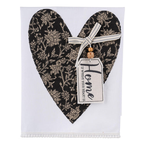Home is Where Your Heart is Tea Towel - GLORY HAUS 