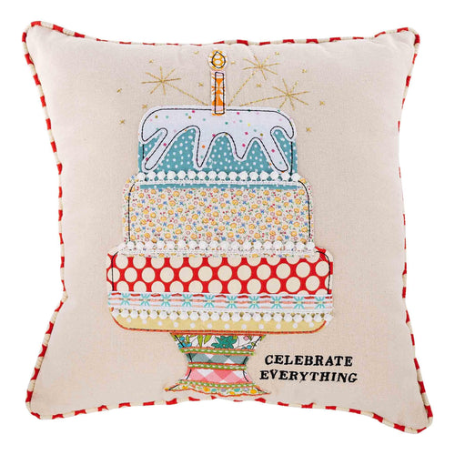 Celebrate Everything Cake Pillow - GLORY HAUS 