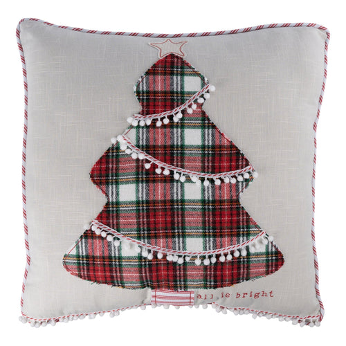 All is Bright Christmas Tree Pillow - GLORY HAUS