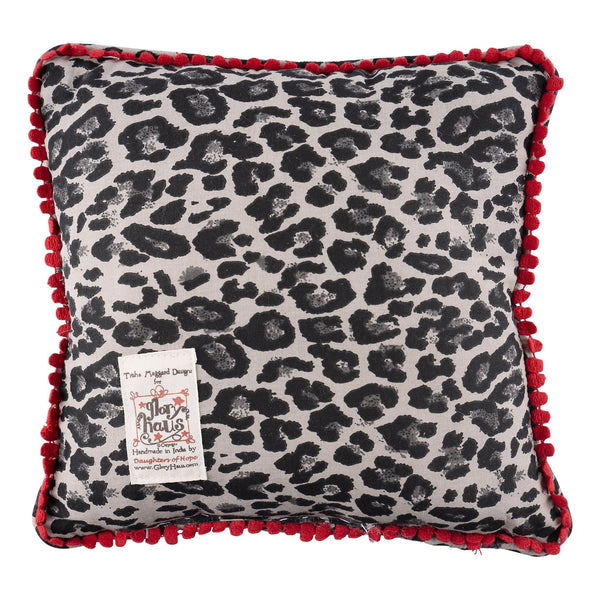 Heart Love Cheetah Pillow - GLORY HAUS