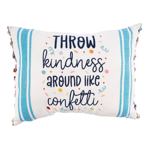 Throw Kindness Confetti Pillow - GLORY HAUS