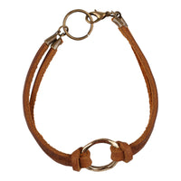 ROP-Petite Hammered Brass Ring Bracelet - GLORY HAUS 