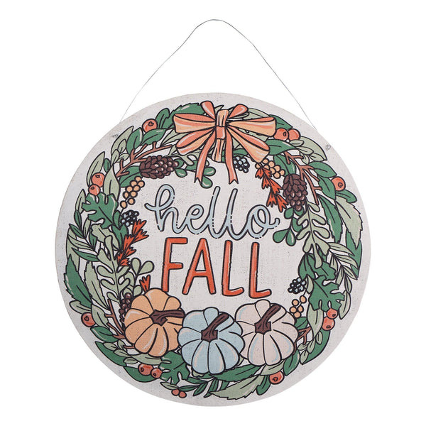 Pumpkin Fall/Red Bird Christmas Wreath Burlee - GLORY HAUS