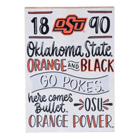 Oklahoma State Spirit Block - GLORY HAUS 
