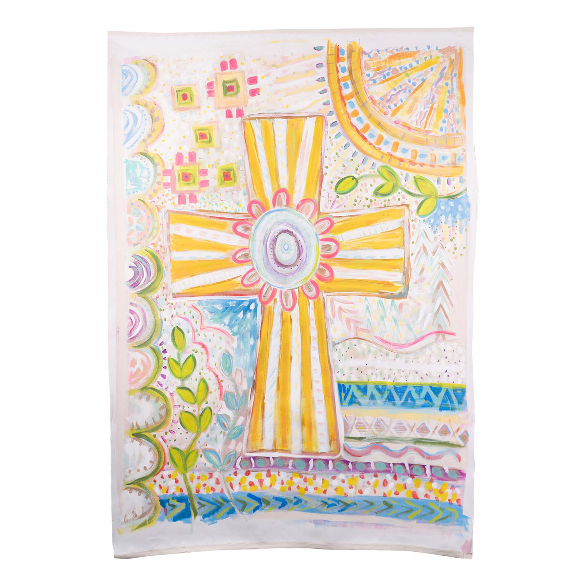 Cross Abstract Canvas